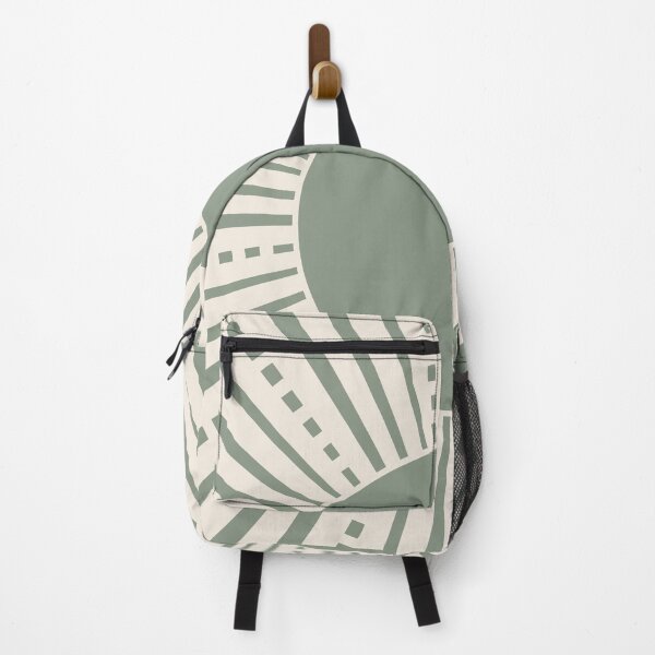 Item preview, Geometric Sun in Sage Green designed and sold by ArticraftShop.