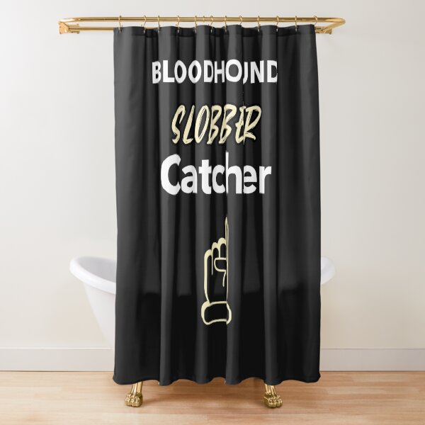 Item preview, funny bloodhound dog mantrailing T-shirt im a drool or slobber catcher. Perfect gift for a Bloodhound owner. designed and sold by MayaAndNora.