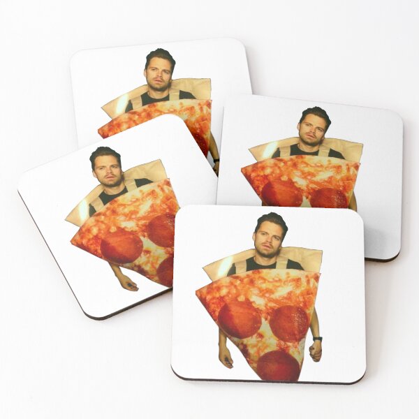Item preview, Pizza Sebastian Stan designed and sold by DinoMars.