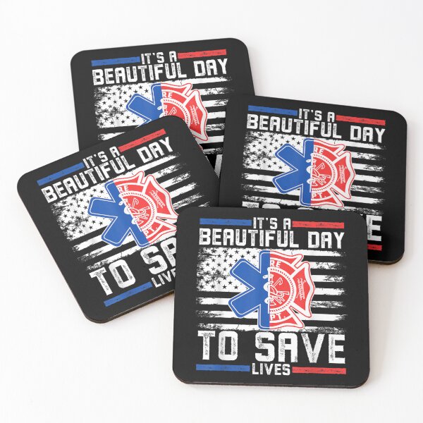 Item preview, It’s A Beautiful Day To Save Lives A Firefighter designed and sold by Isidroward.