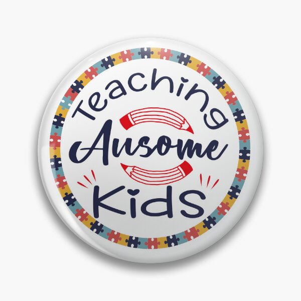 Item preview, teaching ausome kids, Autism Awareness Teacher, April is National Autism Awareness Month T Shirt Gift, Autism Puzzle Piece Tee designed and sold by NewAdventure.