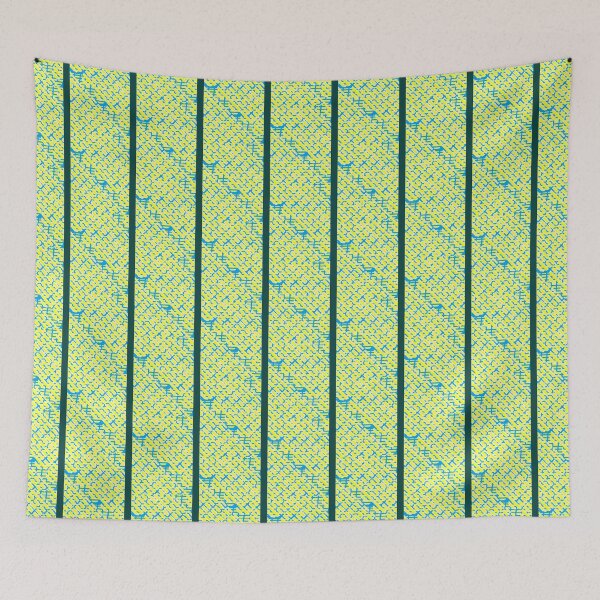 Item preview, INDIGO YELLOW PATTERN   designed and sold by HeyRustyStore74.