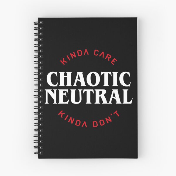 Item preview, Funny Chaotic Neutral Alignment Kinda Care Kinda Don&x27;t Tabletop RPG Addict Essential . designed and sold by hepkerzukive.