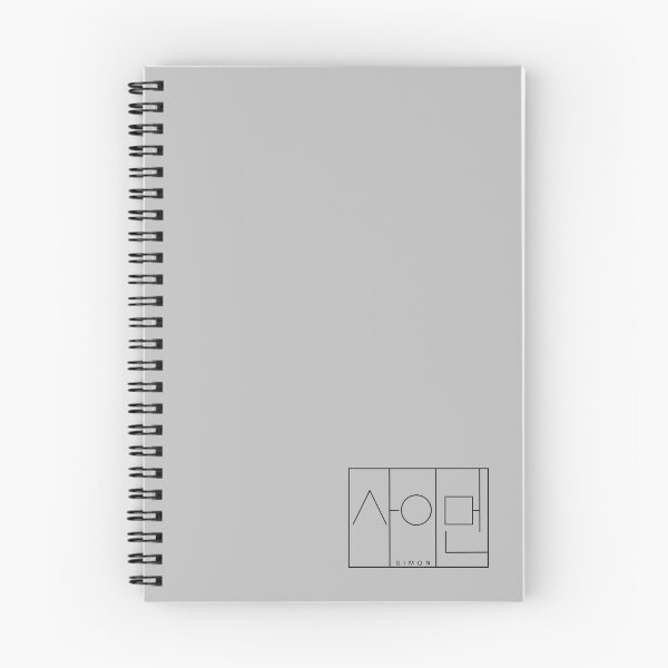 Item preview, SIMON name LOGO in Korean, my name in Korean, Hangul, Korean Letter stamp style designed and sold by nusnoo.