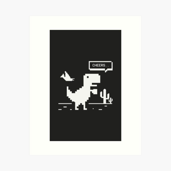 Chrome dinosaur game Sheet music for Synthesizer (Solo