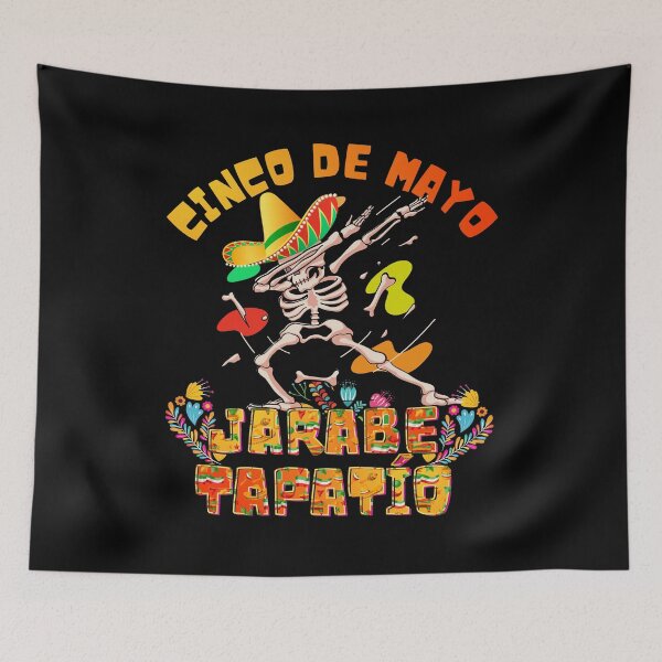 Item preview, Cinco De Mayo Skeleton Jarabe Tapatio (Mexican Hat Dance) designed and sold by my-green-gecko.