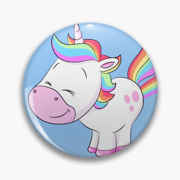 Item preview, Cute farting rainbow unicorn designed and sold by Christine Wulf.
