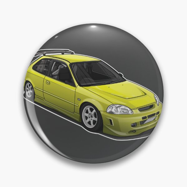 Item preview, Civic EK9 Yellow Hatchback Coupe designed and sold by carvect-id.