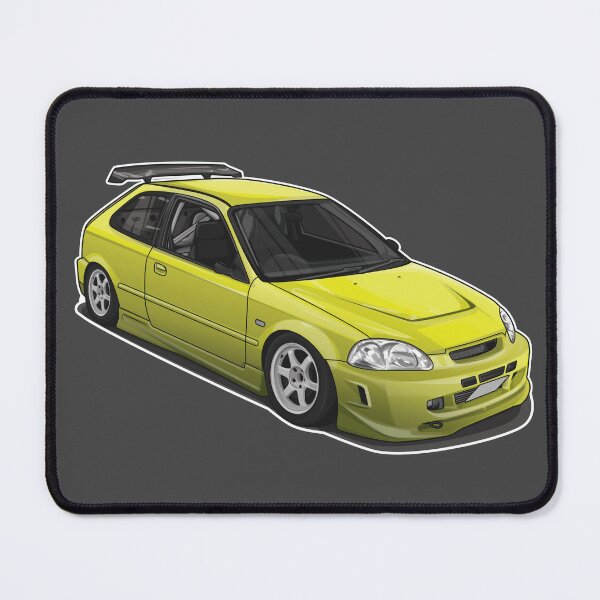 Item preview, Civic EK9 Yellow Hatchback Coupe designed and sold by carvect-id.