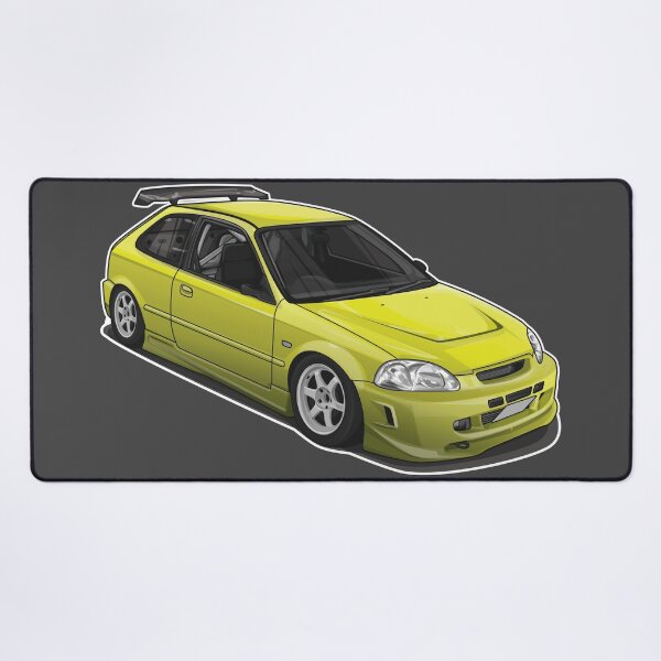 Item preview, Civic EK9 Yellow Hatchback Coupe designed and sold by carvect-id.