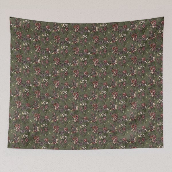 Item preview, Midnight - Autum - Pattern flowers   designed and sold by HeyRustyStore74.