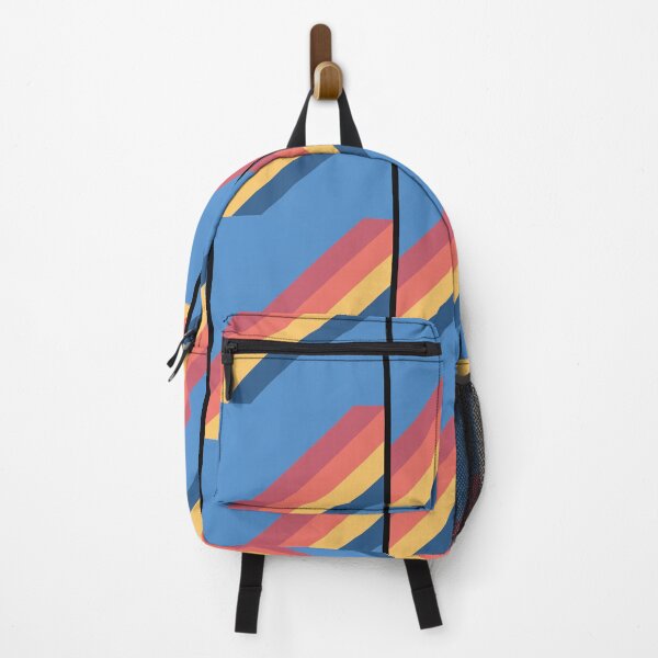 Item preview, Rainbow stripes retro decorative pattern Graphic designed and sold by HeyRustyStore74.