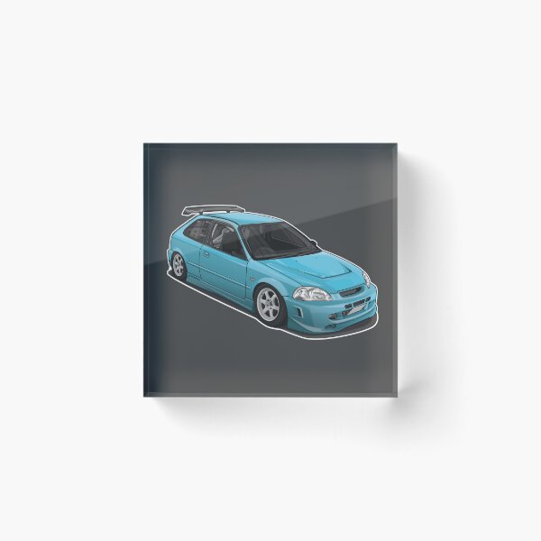 Item preview, Civic EK9 Cyan Hatchback Coupe designed and sold by carvect-id.