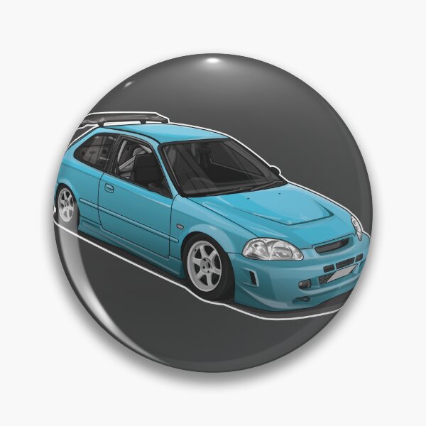 Item preview, Civic EK9 Cyan Hatchback Coupe designed and sold by carvect-id.