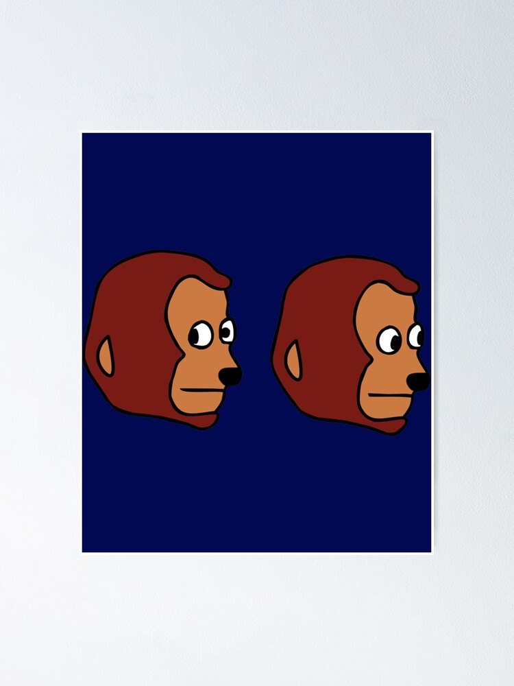 Awkward Look Monkey Puppet Poster Print 