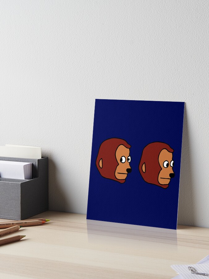 Awkward Look Monkey Puppet Poster Print 