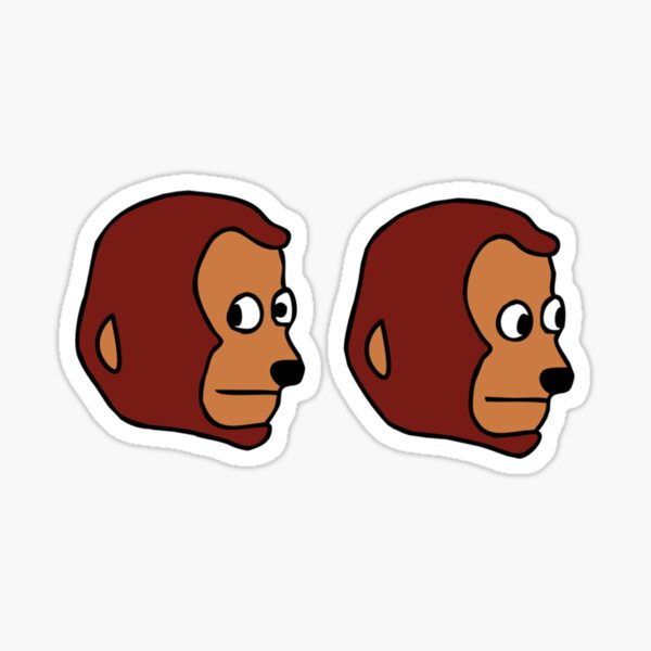 Solo Awkward Look Monkey Puppet Meme Premium Sticker for Sale by HuyenCute