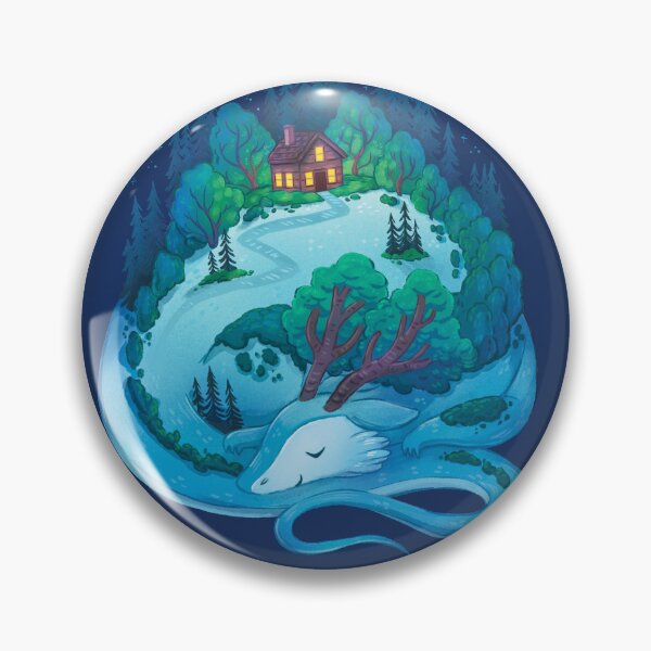 Item preview, Sleepy Forest Dragon At Night  designed and sold by michelledraws.