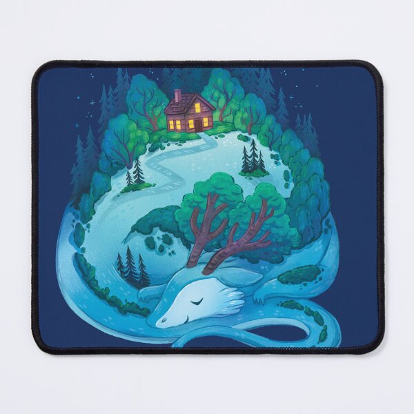 Item preview, Sleepy Forest Dragon At Night  designed and sold by michelledraws.