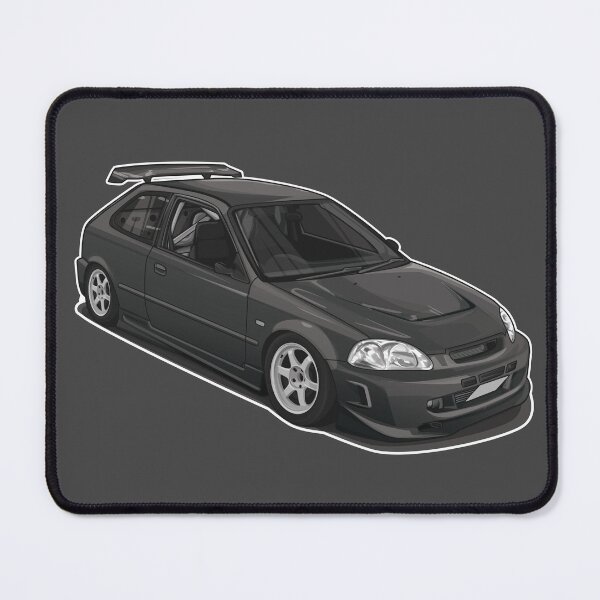 Item preview, Civic EK9 Grey Hatchback Coupe designed and sold by carvect-id.