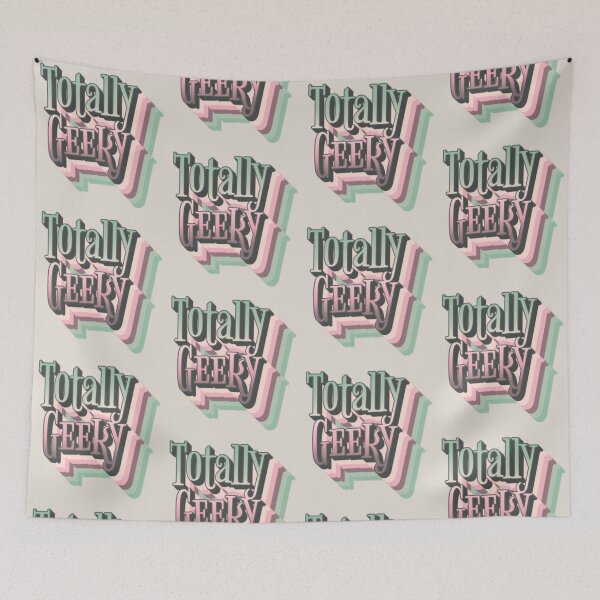 Item preview, Fun Retro Style Totally Geeky slogan designed and sold by TrulyEpoque.