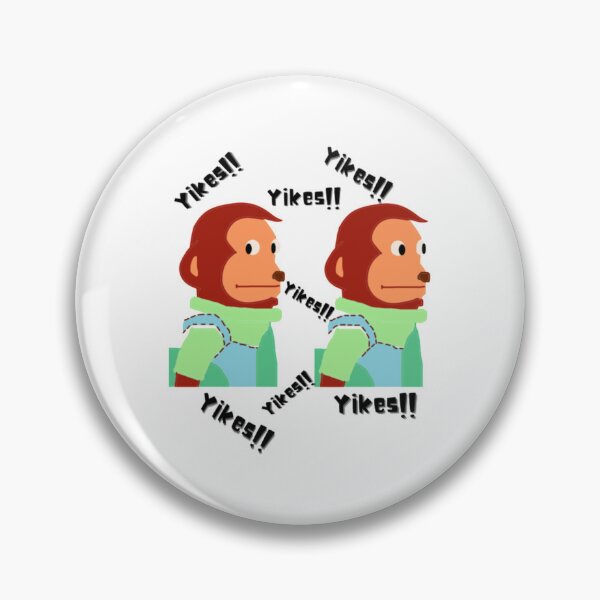 Item preview, yikes! Monkey meme   designed and sold by conradxbswatson.