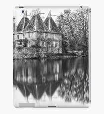 Kent Oast House black and white iPad Case/Skin