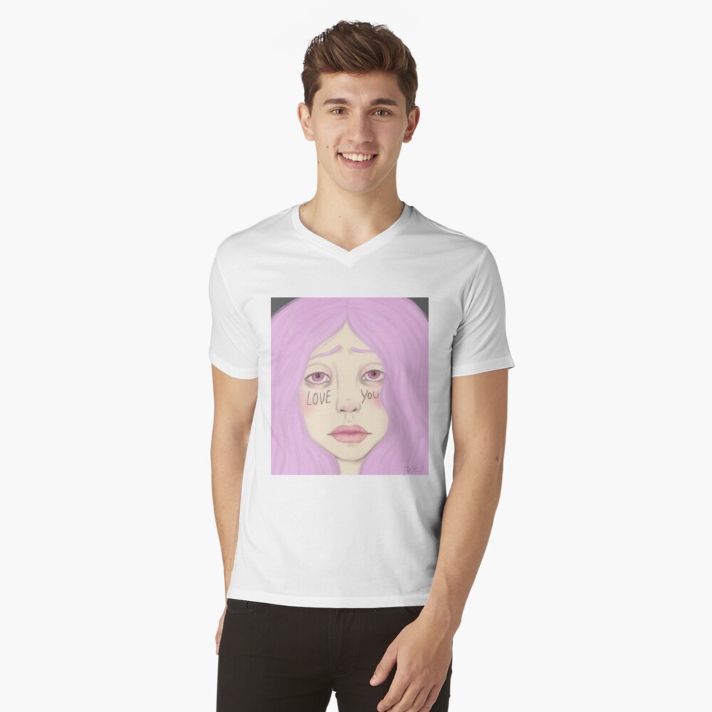 Item preview, V-Neck T-Shirt designed and sold by sadhyena-art.