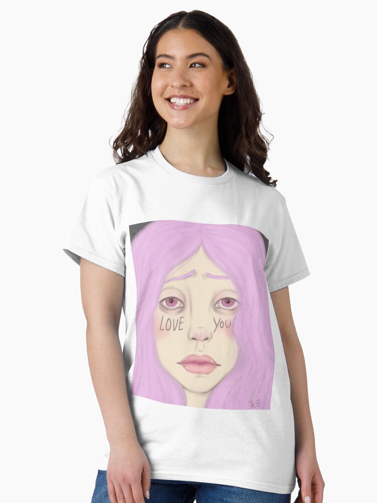 Thumbnail 1 of 7, Classic T-Shirt, Love You designed and sold by sadhyena-art.
