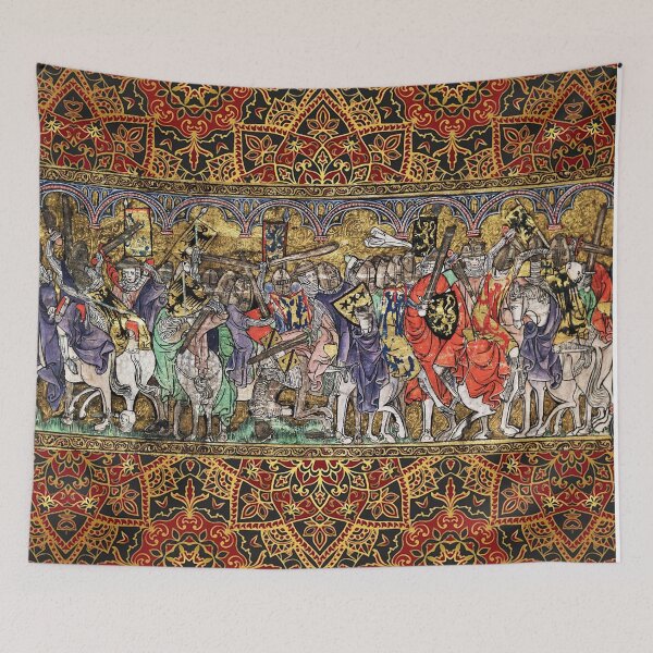 Item preview, KING ARTHUR  BATTLE SCENE Arthurian Legends Medieval Miniature designed and sold by BulganLumini.