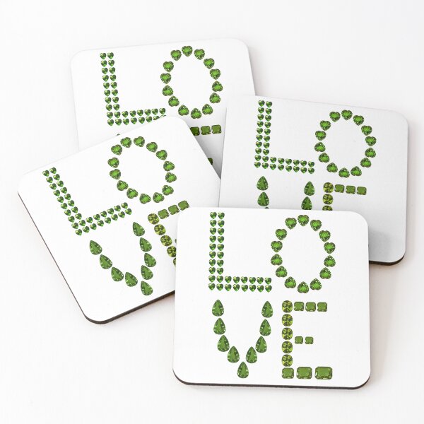 Item preview, Emerald Gemstone May Birthstone Green Love designed and sold by DigitalGemArt.