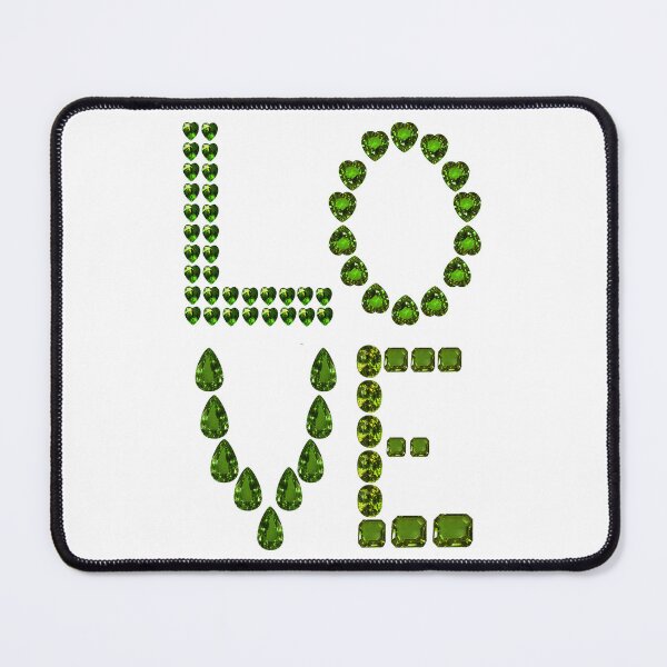 Item preview, Emerald Gemstone May Birthstone Green Love designed and sold by DigitalGemArt.