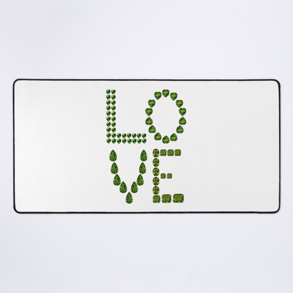 Item preview, Emerald Gemstone May Birthstone Green Love designed and sold by DigitalGemArt.