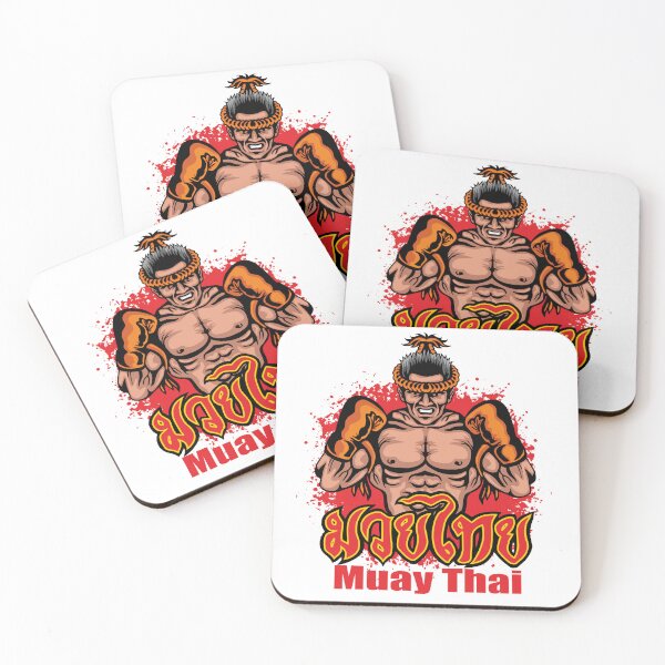 Item preview, motivational fitness print with thai boxer designed and sold by amid999.