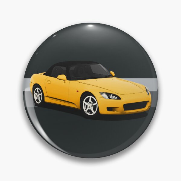 Item preview, AP1 - Yellow Japanese Roadster 3/4 view designed and sold by ApexFibers.