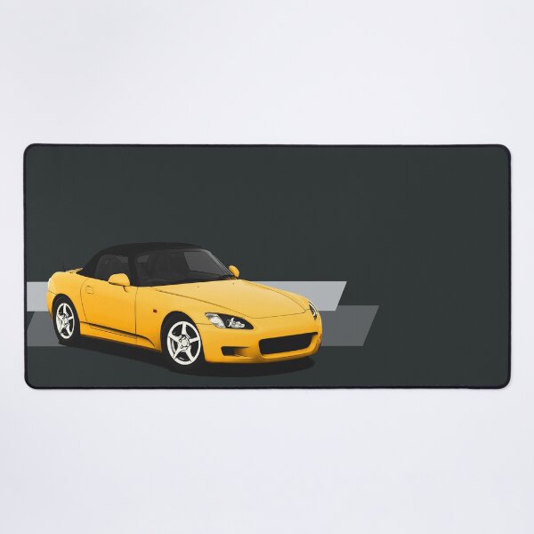 Item preview, AP1 - Yellow Japanese Roadster 3/4 view designed and sold by ApexFibers.