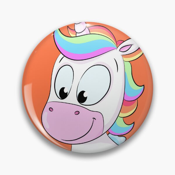Item preview, Cute sitting rainbow unicorn designed and sold by Christine Wulf.