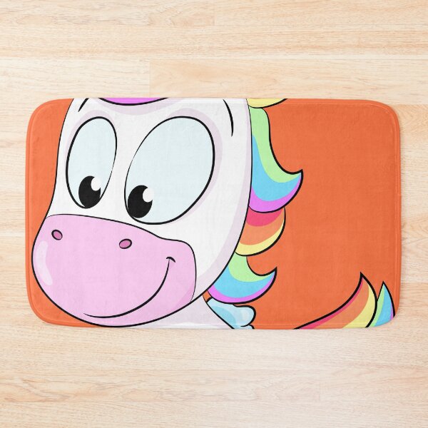 Item preview, Cute sitting rainbow unicorn designed and sold by Christine Wulf.