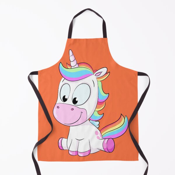 Item preview, Cute sitting rainbow unicorn designed and sold by Christine Wulf.