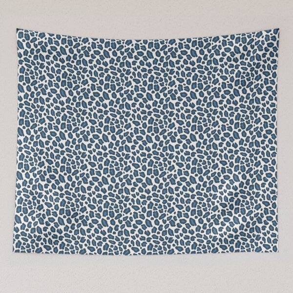 Item preview, Leopard print - shades of blue designed and sold by PAVOCreative.