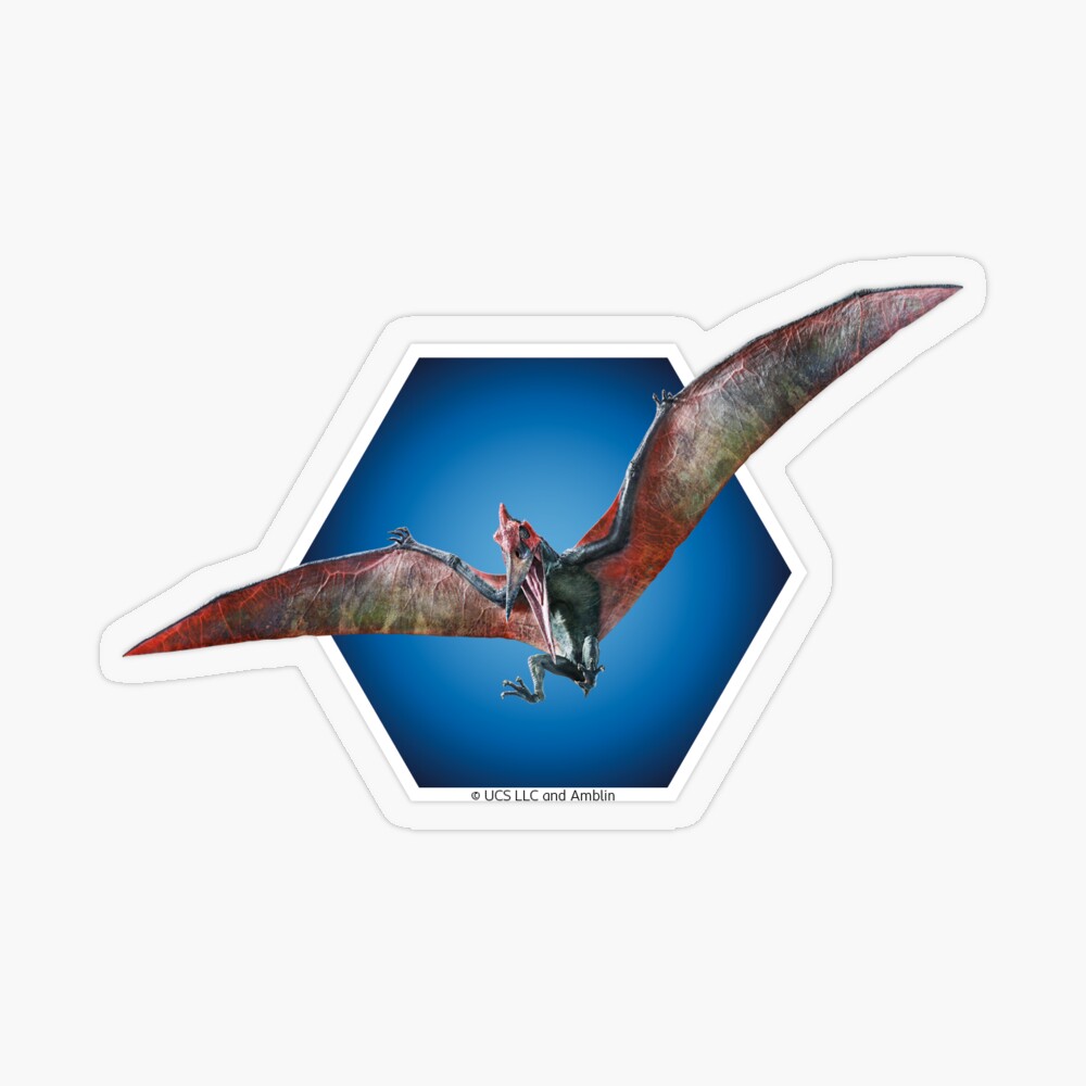 Pteranodon / Pterodactyl Jurassic Dinosaur  Sticker for Sale by  aquariumaster