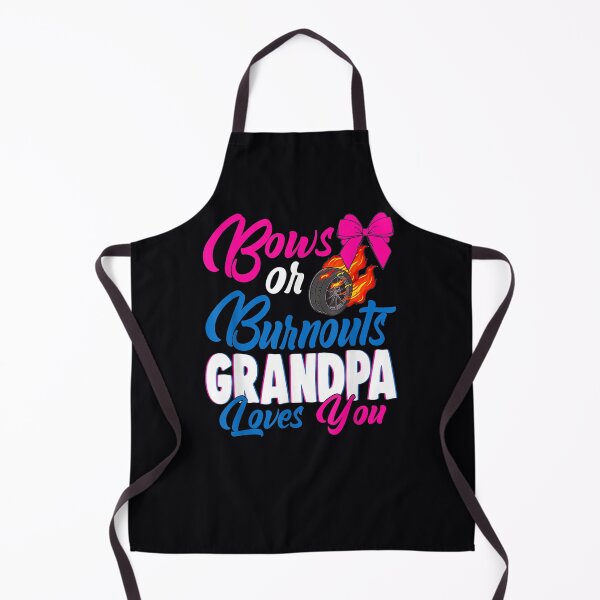 Item preview, Bows Or Burnouts Grandpa Loves You Gender Reveal Party Idea designed and sold by DeannaMarks.