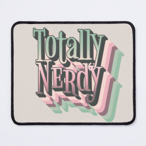 Item preview, Fun Retro Style Totally Nerdy slogan designed and sold by TrulyEpoque.