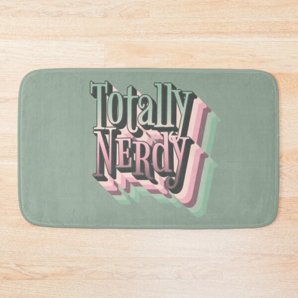 Item preview, Fun Retro Style Totally Nerdy slogan designed and sold by TrulyEpoque.