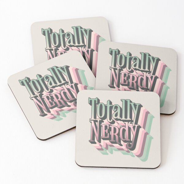 Item preview, Fun Retro Style Totally Nerdy slogan designed and sold by TrulyEpoque.