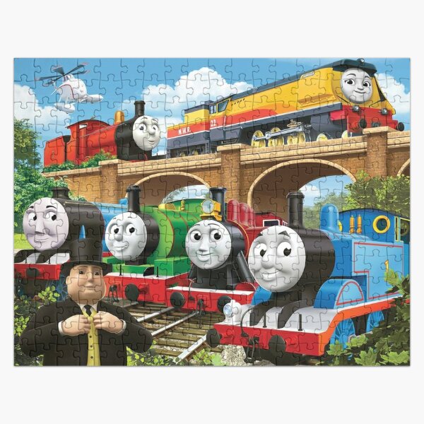 Trefl 30 Piece Kids Boys Thomas And His Friends Railway Race Jigsaw Puzzle NEW 