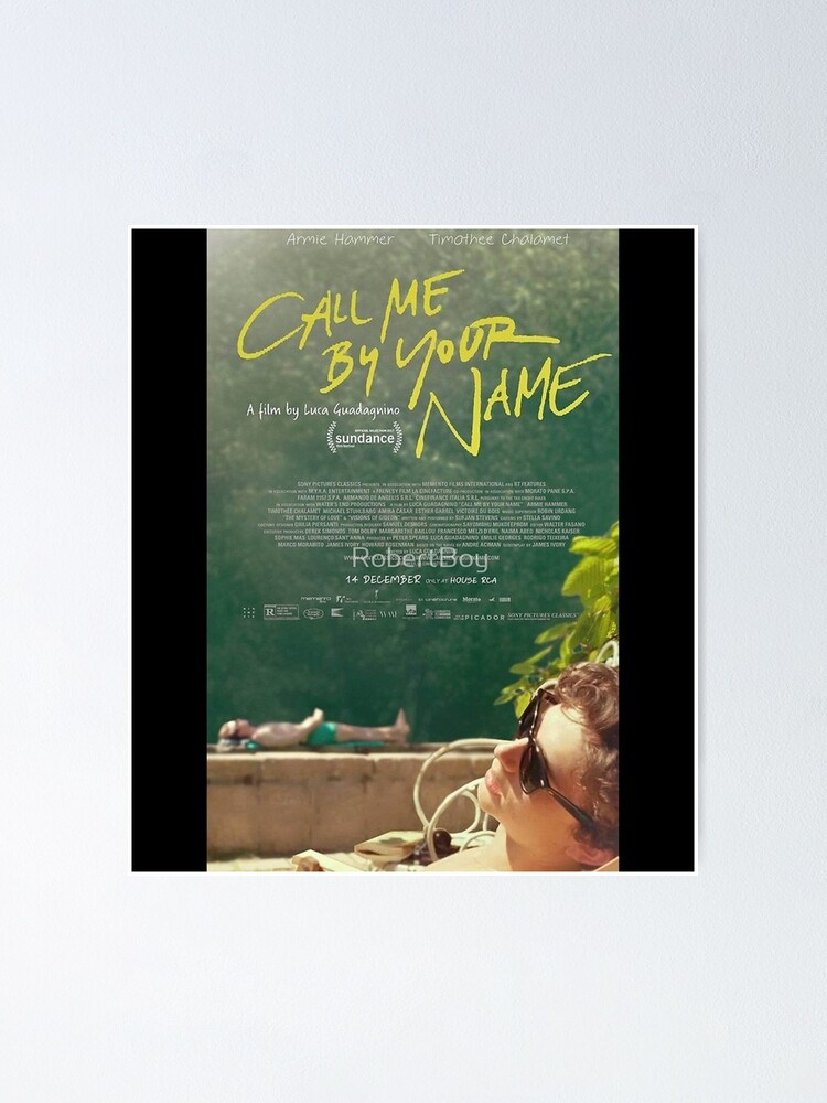 Disover Call Me By Your Name Movie Poster  Iphone Case Poster