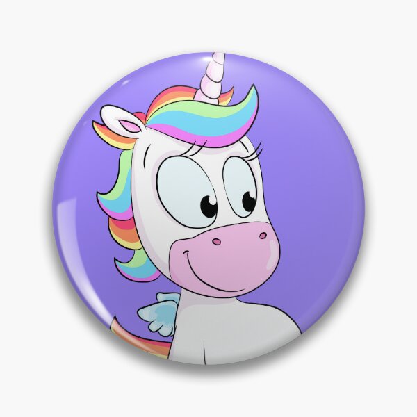 Item preview, Cute sitting rainbow unicorn designed and sold by Christine Wulf.