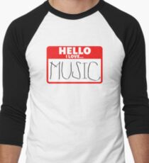 Music Men's Baseball ¾ T-Shirt