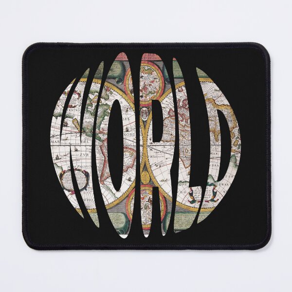 Item preview, vintage world map designed and sold by La Loca.